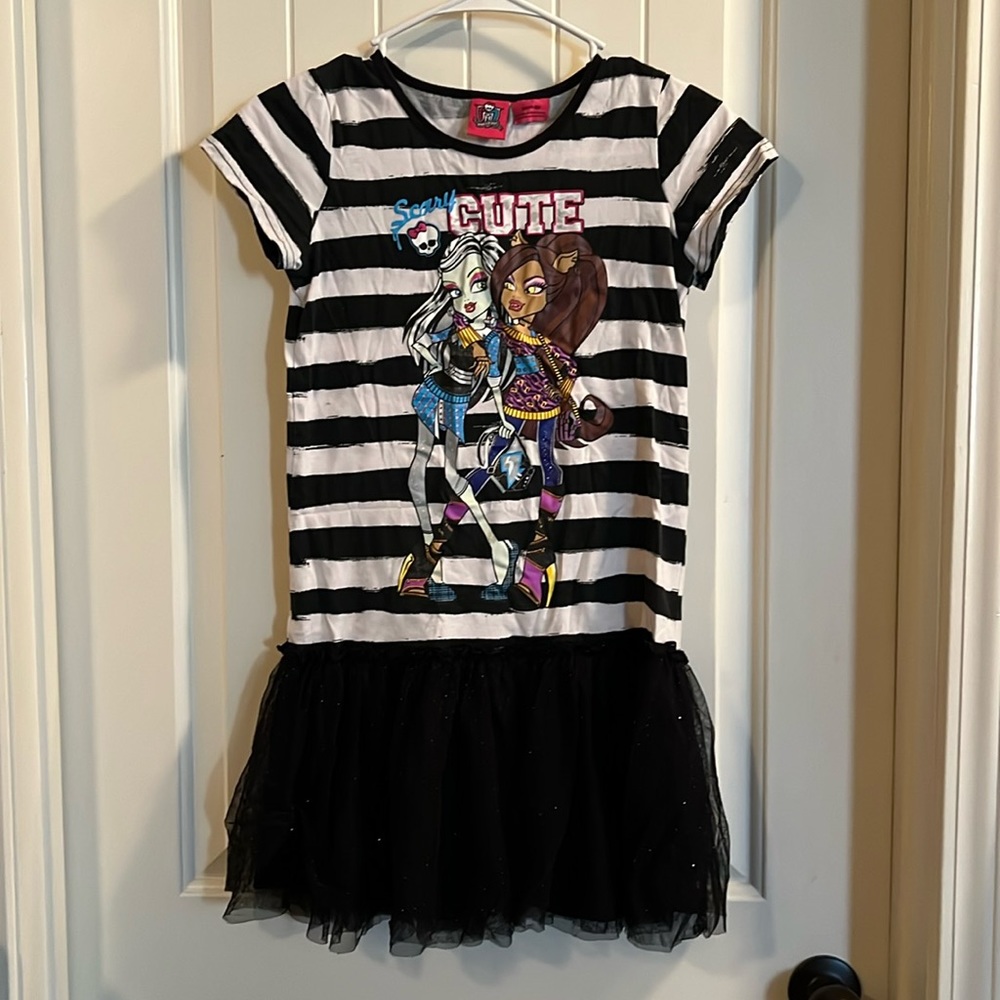 Black and white Monster High Tu-Tu Dress.